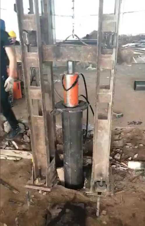 淮安洪泽县钢管桩加固